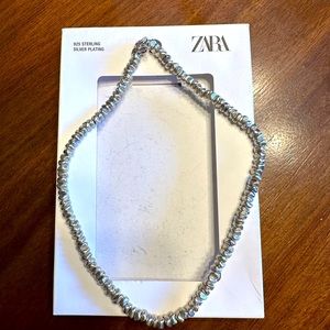 ZARA 925 STERLING SILVER PLATED NECKLACE